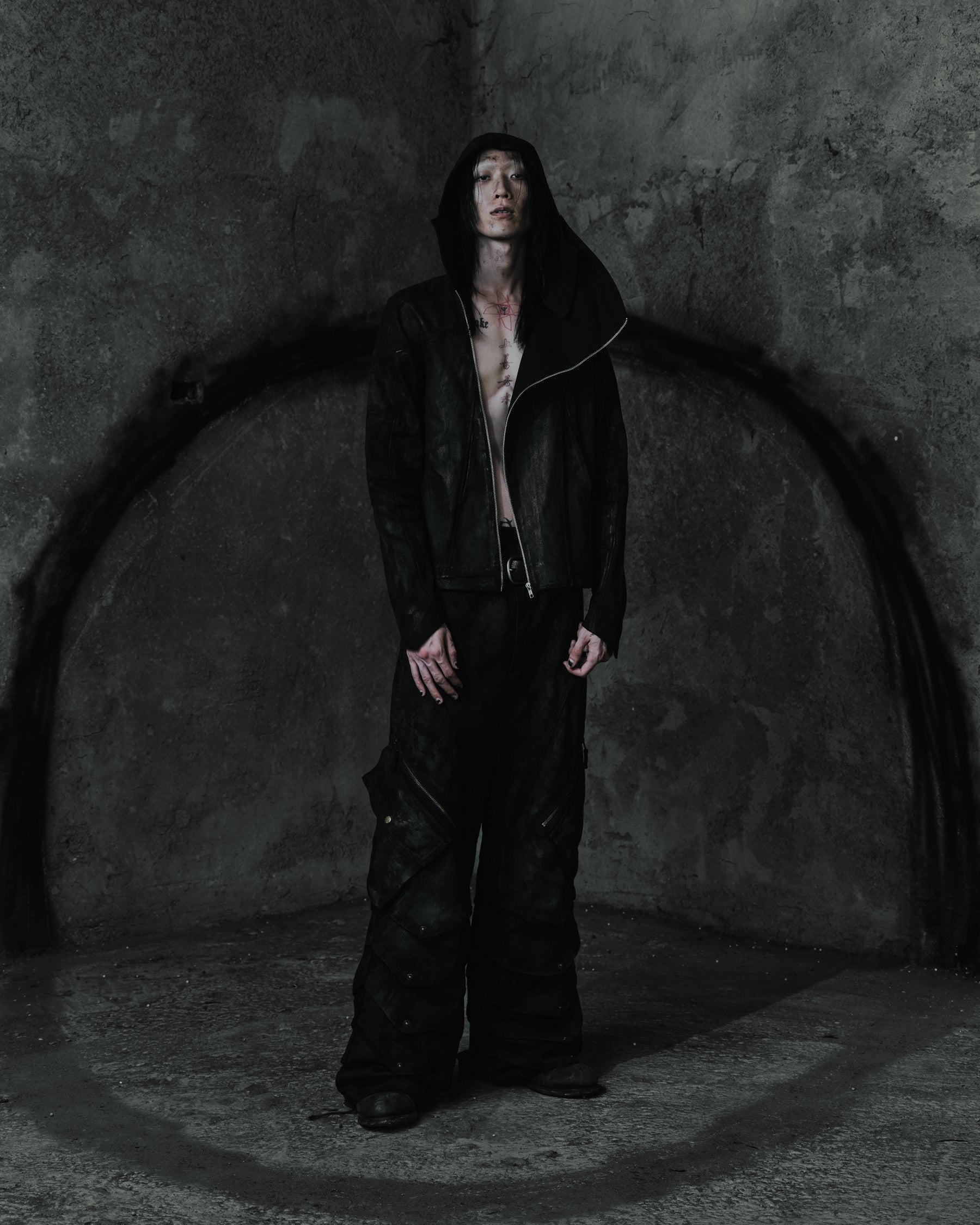 Coated Cargo Armour Trousers