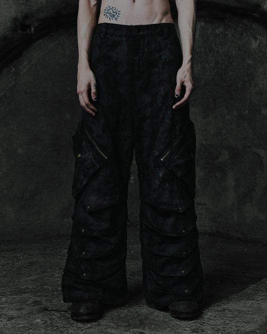 Coated Cargo Armour Trousers