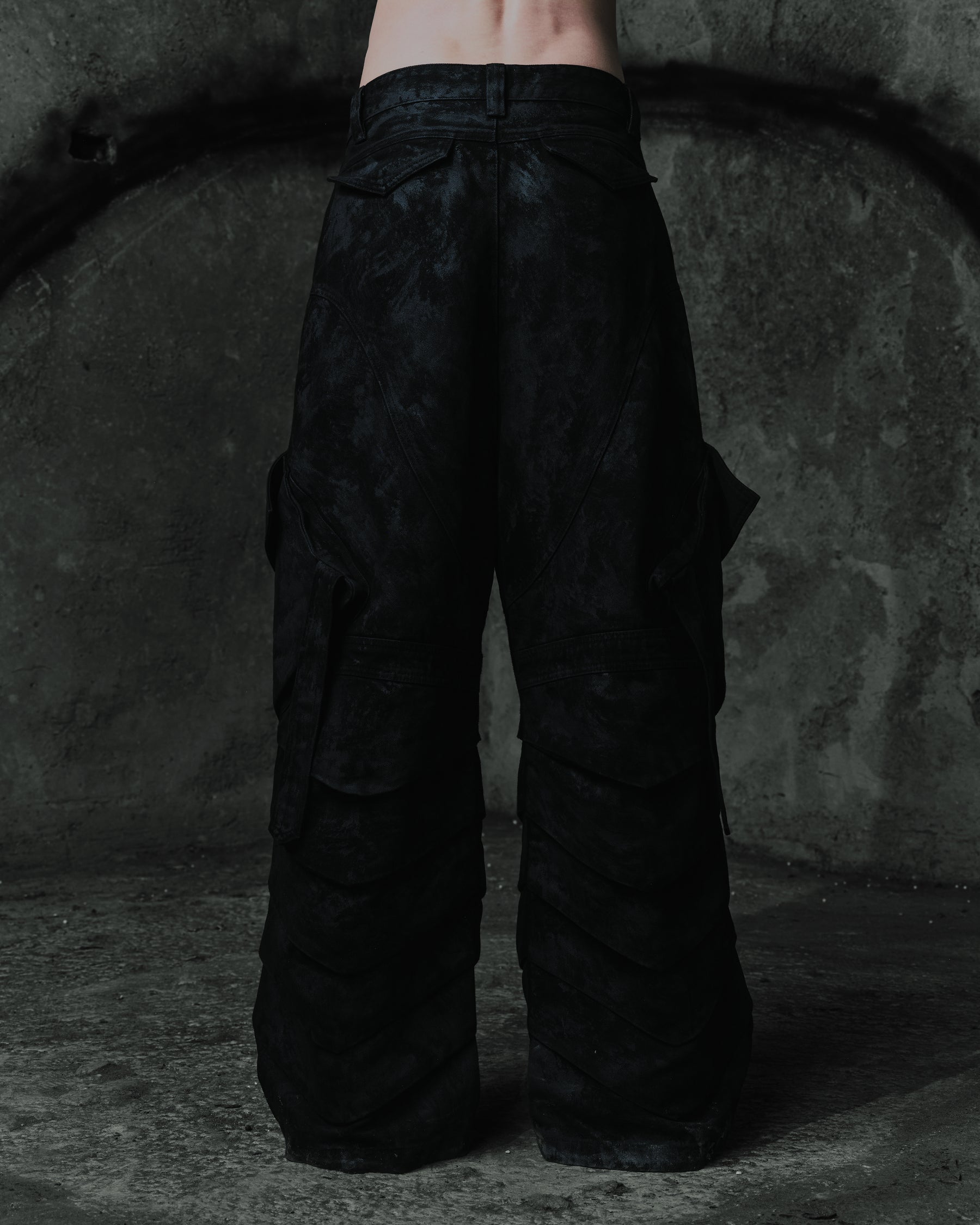 Coated Cargo Armour Trousers