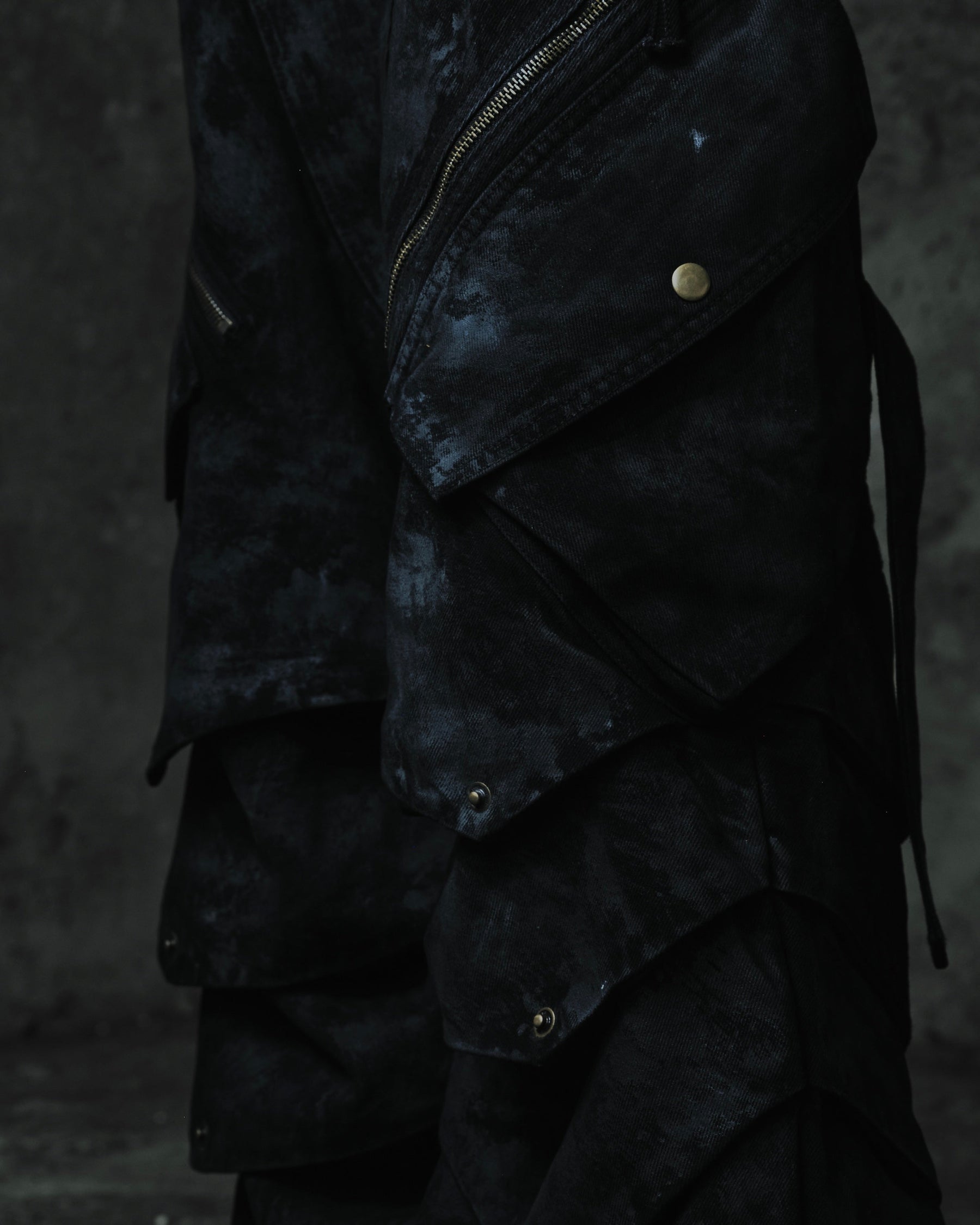 Coated Cargo Armour Trousers